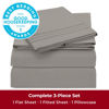 Picture of Mellanni Twin Sheets Set - 3 PC Iconic Collection Bedding Sheets & Pillowcases - Hotel Luxury, Extra Soft, Cooling Bed Sheets - for Women, Men, Kids & Teens (Twin, Taupe)