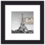 Picture of upsimples 6x6 Picture Frame, Display Pictures 4x4 with Mat or 6 x 6 Without, Wall Hanging Square Frames, Black, 1 Pack