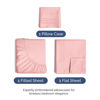 Picture of Twin XL Size 3 Piece Sheet Set - Comfy Breathable & Cooling Bed Sheets Set - Hotel Luxury Bedding for Women, Men, Kids & Teens - Deep Pockets, Easy-Fit, Soft and Wrinkle Free - Oeko-Tex - Baby Pink