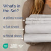 Picture of Cal King Size 4 Piece Sheet Set - Comfy Breathable & Cooling Bed Sheets Set - Hotel Luxury Bedding for Women, Men, Kids & Teens - Deep Pockets, Easy-Fit, Soft and Wrinkle Free - Oeko-Tex - French Grey