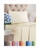 Picture of Twin XL Size 3 Piece Sheet Set - Breathable & Cooling Sheets - Hotel Luxury Bed Sheets for Women, Men, Kids and Teens - Deep Pocket, Easy-Fit, Wrinkle Free Sheets - Off White Oeko-Tex Bed Sheet Set