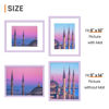 Picture of upsimples 11x14 Picture Frame, Display Pictures 8x10 with Mat or 11 x 14 Without, Wall Hanging Photo Frames, Purple, 1 Pack