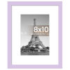 Picture of upsimples 8x10 Picture Frame, Display Pictures 5x7 with Mat or 8 x 10 Without, Wall Hanging Photo Frames, Purple, 1 Pack