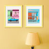 Picture of upsimples 11x14 Picture Frame, Display Pictures 8x10 with Mat or 11 x 14 Without, Wall Hanging Photo Frames, Yellow, 1 Pack
