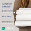 Picture of Full Size 4 Piece Sheet Set - Comfy Breathable & Cooling Bed Sheets Set - Hotel Luxury Bedding for Women, Men, Kids & Teens - Deep Pockets, Easy-Fit, Soft and Wrinkle Free - Oeko-Tex - Antique White