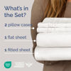 Picture of Cal King Size 4 Piece Sheet Set - Comfy Breathable & Cooling Bed Sheets Set - Hotel Luxury Bedding for Women, Men, Kids & Teens - Deep Pockets, Easy-Fit, Soft, Wrinkle Free - Oeko-Tex - Antique White