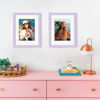 Picture of upsimples 8.5 By 11 Picture Frame, Display Pictures 6x8 with Mat or 8.5 x 11 Without, Wall Hanging Photo Frames, Purple, 1 Pack