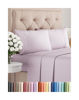 Picture of King Size 4 Piece Sheet Set - Comfy Breathable & Cooling Sheets - Hotel Luxury Bed Sheets for Women & Men - Deep Pockets, Easy-Fit, Soft & Wrinkle Free Sheets - Light Lavender Oeko-Tex Bed Sheet Set