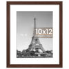 Picture of upsimples 10x12 Picture Frame, Display Pictures 7x9 with Mat or 10 x 12 Without, Wall Hanging Photo Frames, Brown, 1 Pack