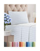 Picture of Twin XL Size 3 Piece Sheet Set - Comfy Breathable & Cooling Bed Sheets Set - Hotel Luxury Bedding for Women, Men, Kids & Teens - Deep Pockets, Easy-Fit, Soft & Wrinkle Free - Oeko-Tex - Blue Stripes
