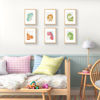 Picture of upsimples 9x12 Picture Frame, Display Pictures 6x8 with Mat or 9 x 12 Without, Wall Hanging Photo Frames, Natural, 1 Pack