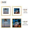 Picture of upsimples 12x12 Picture Frame, Display Pictures 8x8 with Mat or 12 x 12 Without, Wall Hanging Square Frames, Gold, 1 Pack