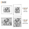 Picture of upsimples 12x16 Picture Frame, Display Pictures 8.5x11 with Mat or 12 x 16 Without, Wall Hanging Poster Frames, Silver, 1 Pack