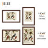Picture of upsimples 8x12 Picture Frame, Display Pictures 6x8 with Mat or 8 x 12 Without, Wall Hanging Photo Frames, Brown, 1 Pack