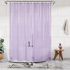 Picture of Barossa Design Clear Lavender Long Shower Curtain Liner 78" Height - 3 Magnets & Waterproof Lightweight PEVA Shower Liner for Bath Tub, PVC Free, Metal Grommets, Clear Lavender, 72x78