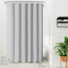 Picture of Barossa Design Extra Long Shower Curtain Liner with 3 Magnets - 72" x 84" XL, Waterproof PEVA Lightweight Shower Liner for Bathroom, PVC Free, Metal Grommets - Silver Gray, 72x84