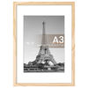 Picture of upsimples A3 Picture Frame, Display Pictures 8.3x11.7 with Mat or 11.7 x 16.5 Without, Wall Hanging Poster Frames, Natural, 1 Pack