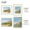 Picture of upsimples 11x14 Picture Frame, Display Pictures 8x10 with Mat or 11 x 14 Without, Wall Hanging Photo Frames, Green, 1 Pack