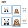 Picture of upsimples 8.5 By 11 Picture Frame, Display Pictures 6x8 with Mat or 8.5 x 11 Without, Wall Hanging Photo Frames, Blue, 1 Pack