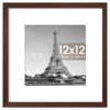 Picture of upsimples 12x12 Picture Frame, Display Pictures 8x8 with Mat or 12 x 12 Without, Wall Hanging Square Frames, Brown, 1 Pack