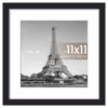 Picture of upsimples 11x11 Picture Frame, Display Pictures 8x8 with Mat or 11 x 11 Without, Wall Hanging Square Frames, Black, 1 Pack