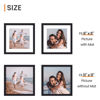 Picture of upsimples 11x11 Picture Frame, Display Pictures 8x8 with Mat or 11 x 11 Without, Wall Hanging Square Frames, Black, 1 Pack