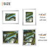 Picture of upsimples 8x10 Picture Frame, Display Pictures 5x7 with Mat or 8 x 10 Without, Wall Hanging Photo Frames, Silver, 1 Pack