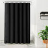 Picture of Barossa Design Black Long Shower Curtain Liner 78" Height - 3 Magnets & Waterproof Lightweight PEVA Shower Liner for Bath Tub, PVC Free, Metal Grommets, Black, 72x78