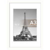 Picture of upsimples A3 Picture Frame, Display Pictures 8.3x11.7 with Mat or 11.7x16.5 Without Mat, Wall Hanging Photo Frame, White, 1 Pack