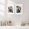 Picture of upsimples A3 Picture Frame, Display Pictures 8.3x11.7 with Mat or 11.7x16.5 Without Mat, Wall Hanging Photo Frame, White, 1 Pack