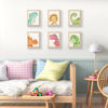 Picture of upsimples 8.5 By 11 Picture Frame, Display Pictures 6x8 with Mat or 8.5 x 11 Without, Wall Hanging Photo Frames, Natural, 1 Pack