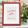 Picture of upsimples 8x10 Picture Frame, Display Pictures 5x7 with Mat or 8 x 10 Without, Wall Hanging Photo Frames, Red, 1 Pack