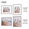 Picture of upsimples 11x14 Picture Frame, Display Pictures 8x10 with Mat or 11 x 14 Without, Wall Hanging Photo Frames, Gray, 1 Pack
