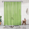 Picture of Barossa Design Clear Green Shower Curtain Liner - PEVA Heavy Duty Shower Liner with 6 Magnets and Metal Grommets, 72" x 72" Waterproof Shower Curtains for Bathroom - Clear Green