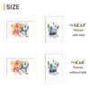 Picture of upsimples 4x6 Picture Frame, Display Pictures 3.5x5 with Mat or 4 x 6 Without, Wall Hanging Photo Frames, White, 1 Pack
