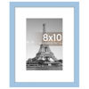 Picture of upsimples 8x10 Picture Frame, Display Pictures 5x7 with Mat or 8 x 10 Without, Wall Hanging Photo Frames, Blue, 1 Pack
