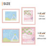 Picture of upsimples 11x14 Picture Frame, Display Pictures 8x10 with Mat or 11 x 14 Without, Wall Hanging Photo Frames, Pink, 1 Pack
