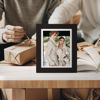 Picture of upsimples 5x7 Picture Frame, Display Pictures 4x6 with Mat or 5 x 7 Without, Wall Hanging Photo Frames, Black, 1 Pack