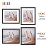 Picture of upsimples 10x12 Picture Frame, Display Pictures 7x9 with Mat or 10 x 12 Without, Wall Hanging Photo Frames, Black, 1 Pack