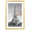 Picture of upsimples 11x17 Picture Frame, Display Pictures 9x15 with Mat or 11 x 17 Without, Wall Hanging Poster Frames, Gold, 1 Pack