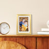 Picture of upsimples 5x7 Picture Frame, Display Pictures 4x6 with Mat or 5 x 7 Without, Wall Hanging Photo Frames, Gold, 1 Pack