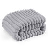 Picture of Bedsure Twin XL Blanket for Bed - Super Soft Cozy Fleece Blankets for Women, Cute Large Blanket for Girls, Light Grey, 66x90 Inche