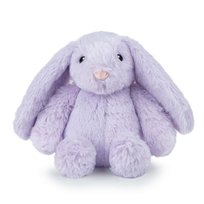 Picture of Best Pet Supplies Interactive Bunny Buddy Dog Toy with Crinkle and Squeaky Enrichment for Small and Medium Breed Puppies or Dogs, Cute and Plush - Bunny (Purple), Small
