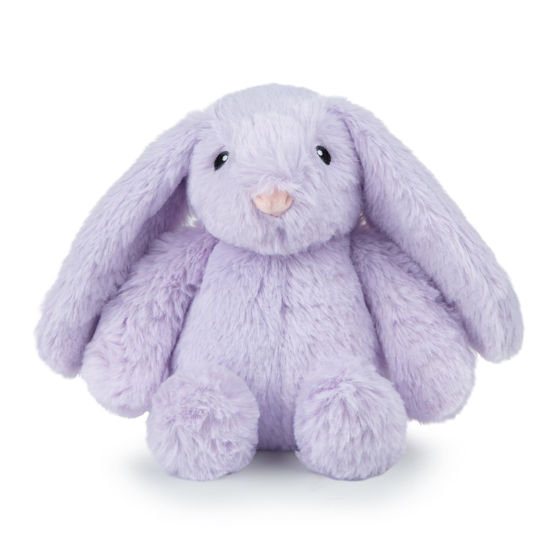 Picture of Best Pet Supplies Interactive Bunny Buddy Dog Toy with Crinkle and Squeaky Enrichment for Small and Medium Breed Puppies or Dogs, Cute and Plush - Bunny (Purple), Small