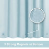 Picture of Light Blue Shower Curtain Liner - Premium PEVA Shower Liner for Bathroom, BPA & PVC Free, No Chemical Smell, Lightweight Standard Size Bath Curtain with 3 Magnets, Metal Grommets - Light Blue