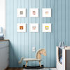 Picture of upsimples 8x8 Picture Frame, Display Pictures 4x4 with Mat or 8x8 Without Mat, Wall Hanging Photo Frame, White, 1 Pack