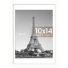 Picture of upsimples 10x14 Picture Frame, Display Pictures 8.5x11 with Mat or 10x14 Without Mat, Wall Hanging Painting Frames, White, 1 Pack