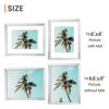 Picture of upsimples 8.5x11 Picture Frame, Display Pictures 6x8 with Mat or 8.5x11 Without Mat, Wall Hanging Photo Frame, Silver, 1 Pack