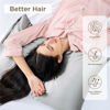 Picture of Bedsure Satin Pillowcase for Hair and Skin Queen - Silver Grey Silky Pillowcase 20x30 Inches - Set of 4 with Envelope Closure, Similar to Silk Pillow Cases, Gifts for Women Men