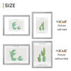 Picture of upsimples 9x12 Picture Frame, Display Pictures 6x8 with Mat or 9x12 Without Mat, Wall Hanging Photo Frame, Gray, 1 Pack